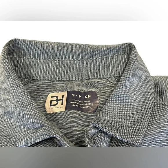 Ben Hogan Modern Fit Stretch Comfort Long Sleeve Shirt Size Small - Picture 7 of 9